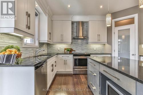 1281 Waterwheel Road, London, ON - Indoor Photo Showing Kitchen With Upgraded Kitchen