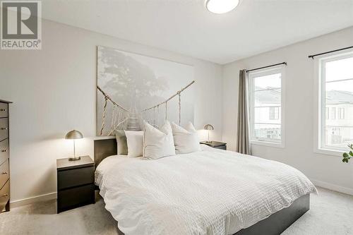 118 Walden Circle Se, Calgary, AB - Indoor Photo Showing Bedroom