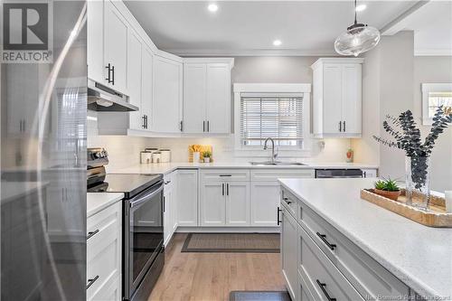 16 Johnson Avenue, Oromocto West, NB - Indoor Photo Showing Kitchen With Upgraded Kitchen