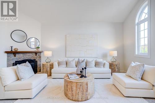 126 Rush Road, Aurora, ON - Indoor Photo Showing Living Room With Fireplace