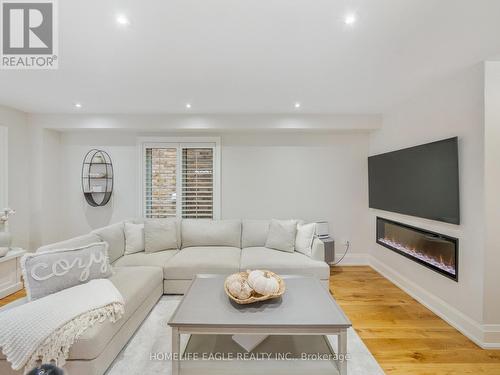 4 Sarno Street, Vaughan, ON - Indoor Photo Showing Living Room With Fireplace