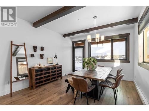 7000 Mcgillivray Lake Drive Unit# 6, Sun Peaks, BC - Indoor Photo Showing Dining Room