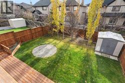 View of the backyard from the main level - 