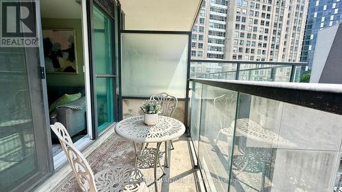 605 - 1 Scott Street, Toronto, ON - Outdoor With Balcony With Exterior