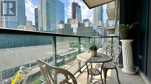 605 - 1 Scott Street, Toronto, ON - Outdoor With Balcony