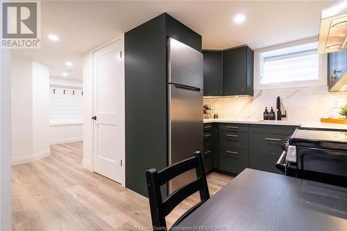 1748 Hall Avenue, Windsor, ON - Indoor Photo Showing Kitchen With Upgraded Kitchen