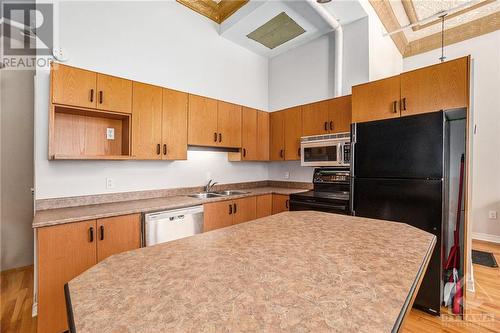 297 Dupuis Street Unit#107, Ottawa, ON - Indoor Photo Showing Kitchen With Double Sink