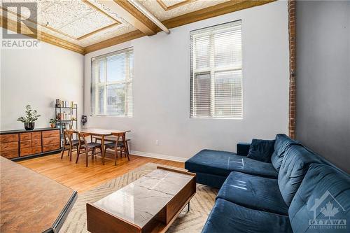 297 Dupuis Street Unit#107, Ottawa, ON - Indoor Photo Showing Living Room