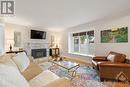 818 Vinette Crescent, Ottawa, ON  - Indoor Photo Showing Living Room With Fireplace 