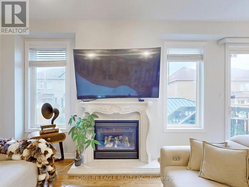 44 Pexton Avenue, Richmond Hill, ON - Indoor Photo Showing Living Room With Fireplace