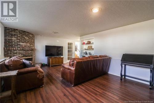 59 Berkley Drive, Riverview, NB - Indoor Photo Showing Living Room With Fireplace