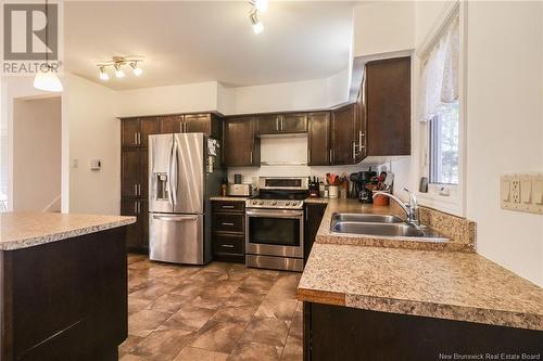 59 Berkley Drive, Riverview, NB - Indoor Photo Showing Kitchen With Double Sink