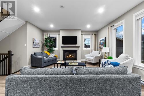 196 Cheeseman Drive, St. John'S, NL - Indoor Photo Showing Living Room With Fireplace