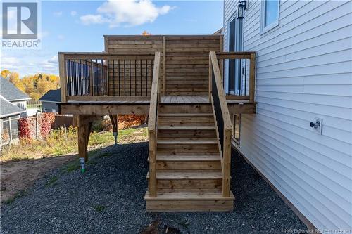 11 Belidor Street, Moncton, NB - Outdoor With Deck Patio Veranda With Exterior