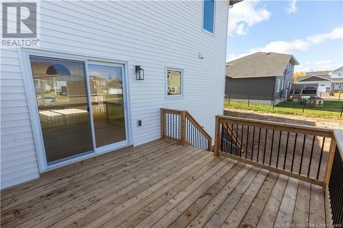 11 Belidor Street, Moncton, NB - Outdoor With Deck Patio Veranda With Exterior