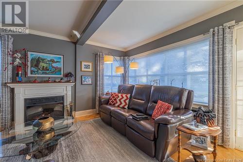 1575 Chemin Rivière-À-La-Truite Road, Rivière-À-La-Truite, NB - Indoor Photo Showing Living Room With Fireplace