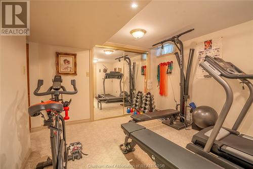 119 Hedge Maple Path, Chatham, ON - Indoor Photo Showing Gym Room