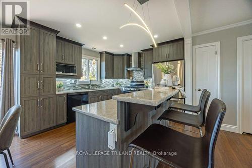 116 Angelo Drive, West Elgin (West Lorne), ON - Indoor Photo Showing Kitchen With Upgraded Kitchen