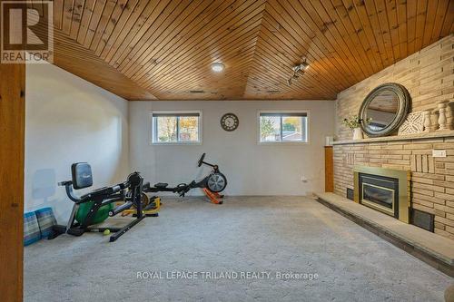 116 Angelo Drive, West Elgin (West Lorne), ON - Indoor With Fireplace