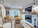 1633 Charles Street, Whitby (Port Whitby), ON  - Indoor Photo Showing Living Room With Fireplace 