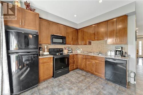 38 Howe Drive Unit# 1A, Kitchener, ON - Indoor Photo Showing Kitchen With Double Sink