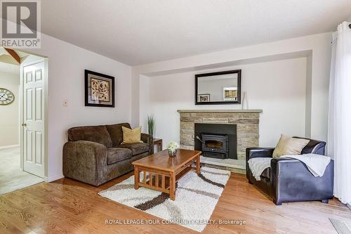 65 Tideswell Boulevard, Toronto, ON - Indoor Photo Showing Living Room With Fireplace