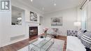 341 Bathurst Glen Drive, Vaughan, ON  - Indoor Photo Showing Living Room With Fireplace 