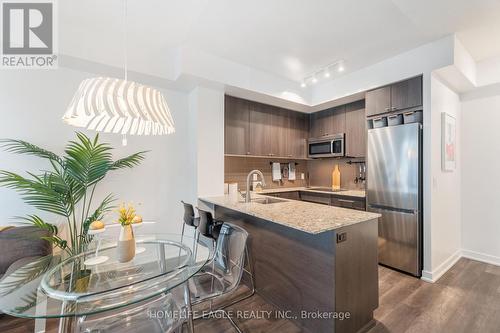 222 - 18 Rean Drive, Toronto, ON - Indoor Photo Showing Kitchen With Stainless Steel Kitchen With Upgraded Kitchen