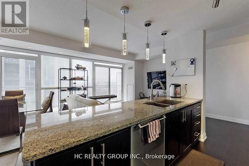 905 - 85 The Donway W, Toronto, ON - Indoor Photo Showing Kitchen With Double Sink With Upgraded Kitchen