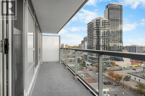 1007 - 30 Herons Hill Way, Toronto, ON - Outdoor With Balcony With Exterior