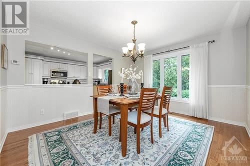 Formal dining room adjacent to the kitchen - 40 Byrd Crescent, Kanata, ON - Indoor Photo Showing Dining Room