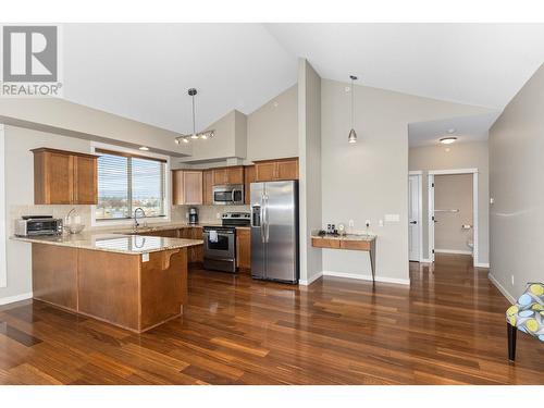 2142 Vasile Road Unit# 412, Kelowna, BC - Indoor Photo Showing Kitchen With Stainless Steel Kitchen