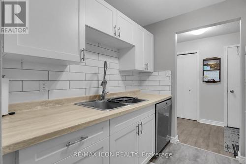 206 - 440 Wellington Street, St. Thomas, ON - Indoor Photo Showing Kitchen With Double Sink