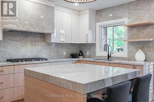 93 Helena Avenue, Toronto, ON - Indoor Photo Showing Kitchen With Upgraded Kitchen