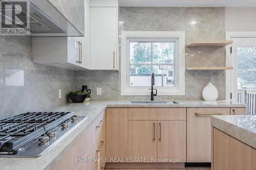 93 Helena Avenue, Toronto, ON - Indoor Photo Showing Kitchen With Upgraded Kitchen