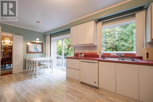 195 Upper Canada Drive, Toronto, ON - Indoor Photo Showing Kitchen With Double Sink