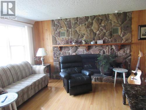 3 Octagon Heights, Paradise, NL - Indoor Photo Showing Living Room With Fireplace