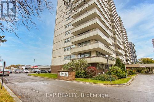 407 - 215 Glenridge Avenue, St. Catharines, ON - Outdoor With Balcony With Facade