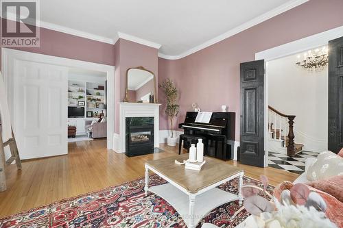 177 King Street W, Cobourg, ON - Indoor Photo Showing Living Room With Fireplace