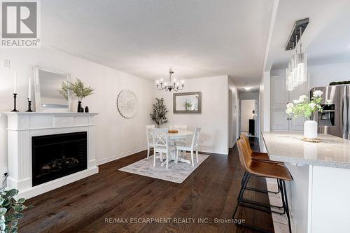 22 Garden Crescent, Hamilton, ON - Indoor Photo Showing Living Room With Fireplace