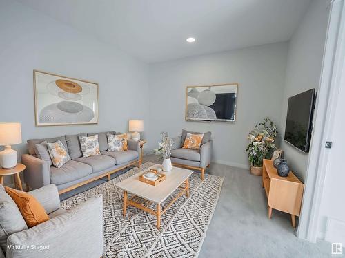 9324 229 St Nw, Edmonton, AB - Indoor Photo Showing Living Room