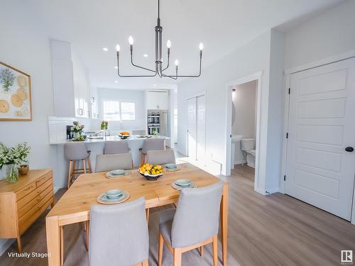 9324 229 St Nw, Edmonton, AB - Indoor Photo Showing Dining Room