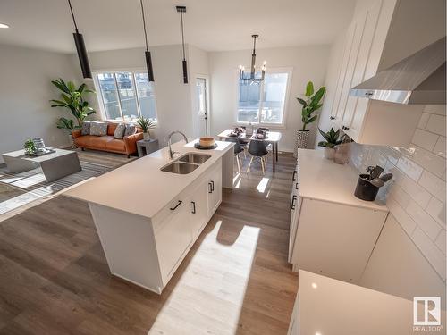 2241 193A St Nw, Edmonton, AB - Indoor Photo Showing Kitchen With Double Sink