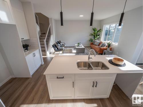 2241 193A St Nw, Edmonton, AB - Indoor Photo Showing Kitchen With Double Sink