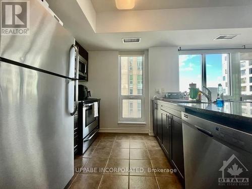 1501 - 234 Rideau Street, Ottawa, ON - Indoor Photo Showing Kitchen With Stainless Steel Kitchen