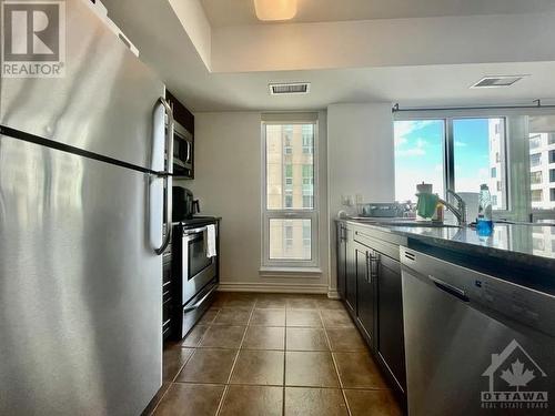 234 Rideau Street Unit#1501, Ottawa, ON - Indoor Photo Showing Kitchen With Stainless Steel Kitchen