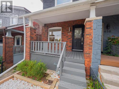 414 Jones Avenue, Toronto, ON - Outdoor With Deck Patio Veranda