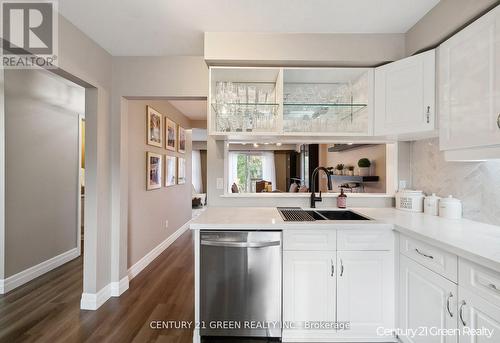 112 - 2149 Mountain Grove Avenue, Burlington, ON - Indoor Photo Showing Kitchen With Double Sink