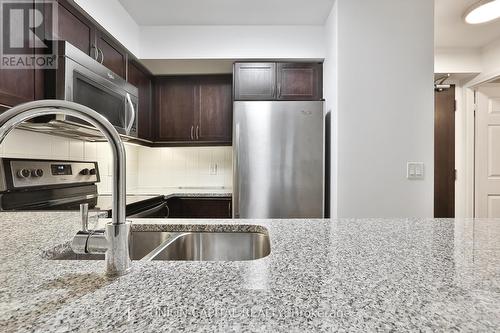 1603 - 19 Grand Trunk Crescent, Toronto, ON - Indoor Photo Showing Kitchen With Stainless Steel Kitchen With Double Sink With Upgraded Kitchen