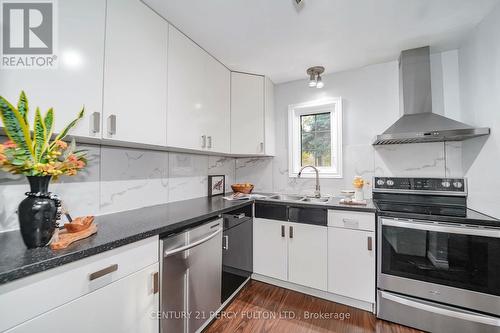 1 Plum Tree Way, Toronto, ON - Indoor Photo Showing Kitchen With Stainless Steel Kitchen With Double Sink